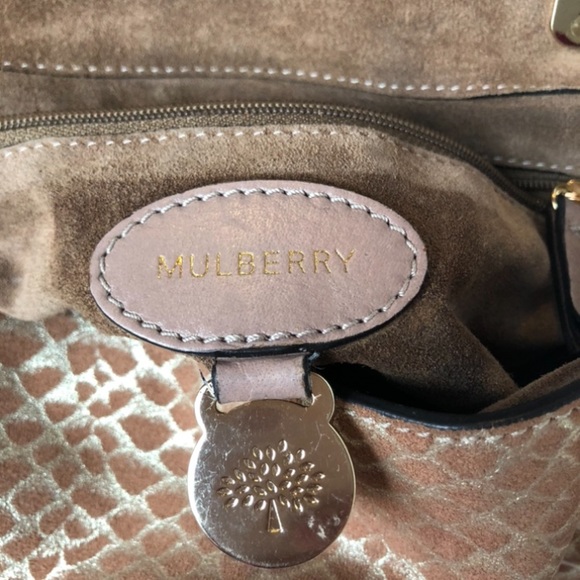 💯% Authentic MULBERRY LILY SHOULDER BAG - Picture 11 of 13